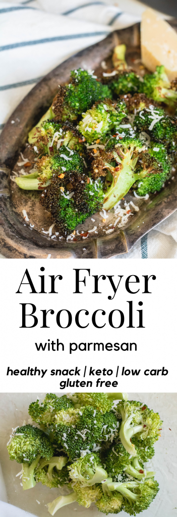 Air Fryer Broccoli parmesan