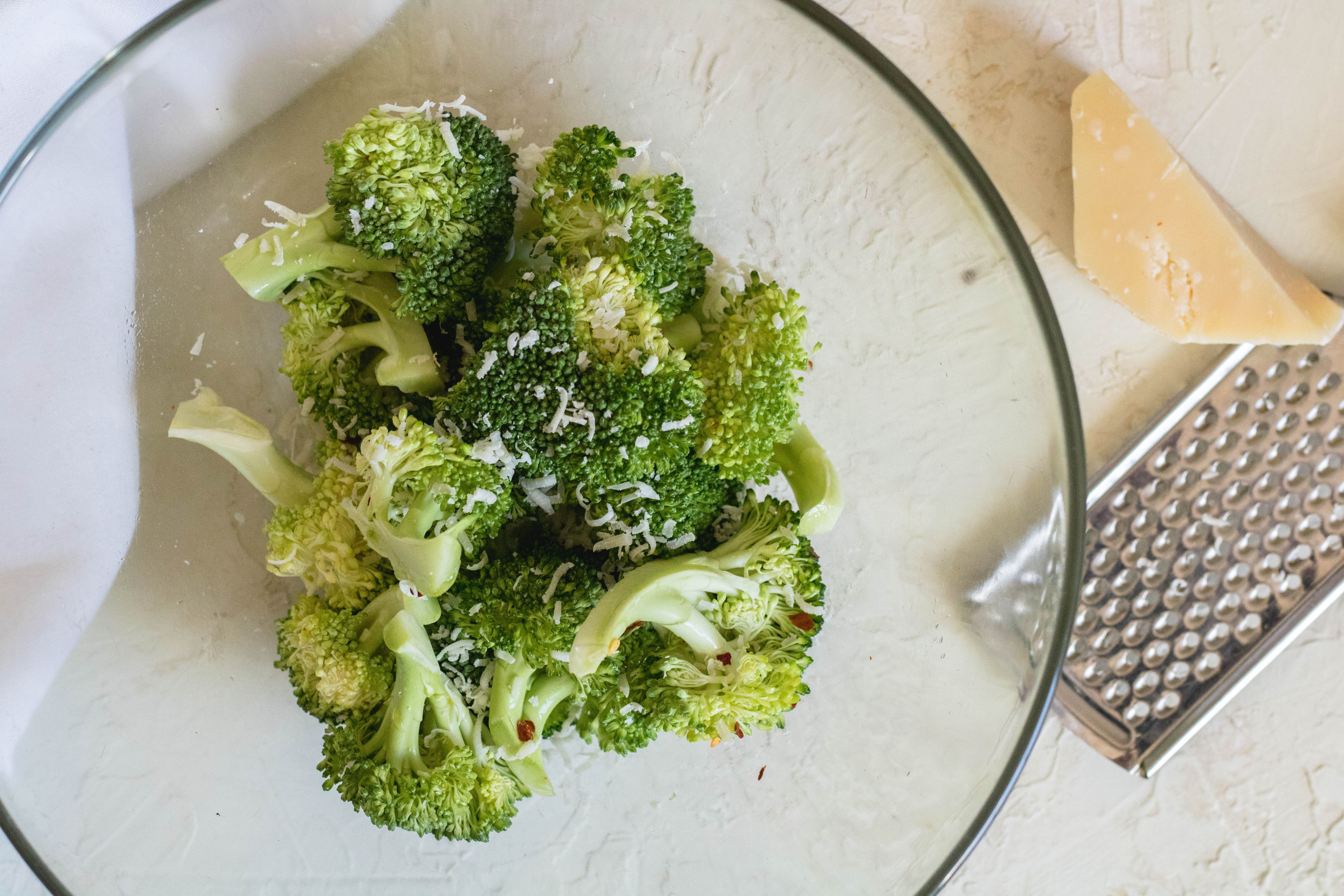 air fryer broccoli with parmesan