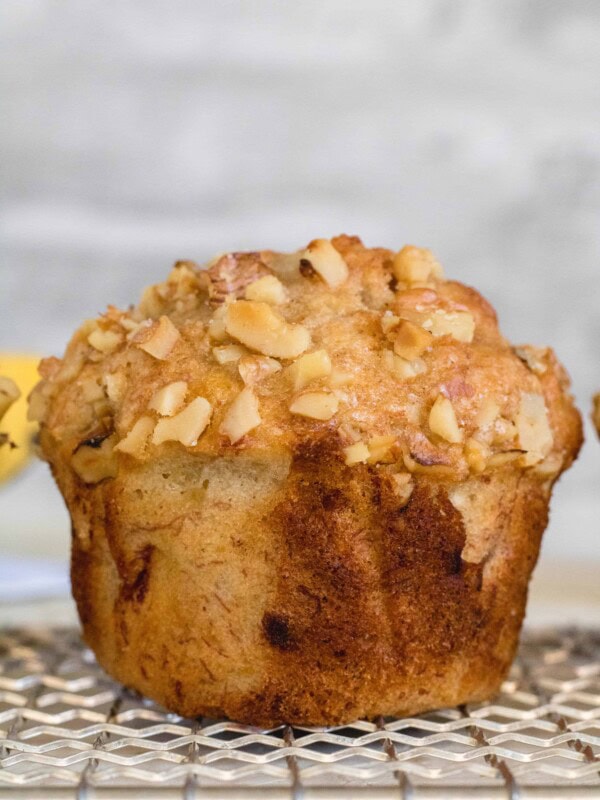 Delicious banana nut muffins