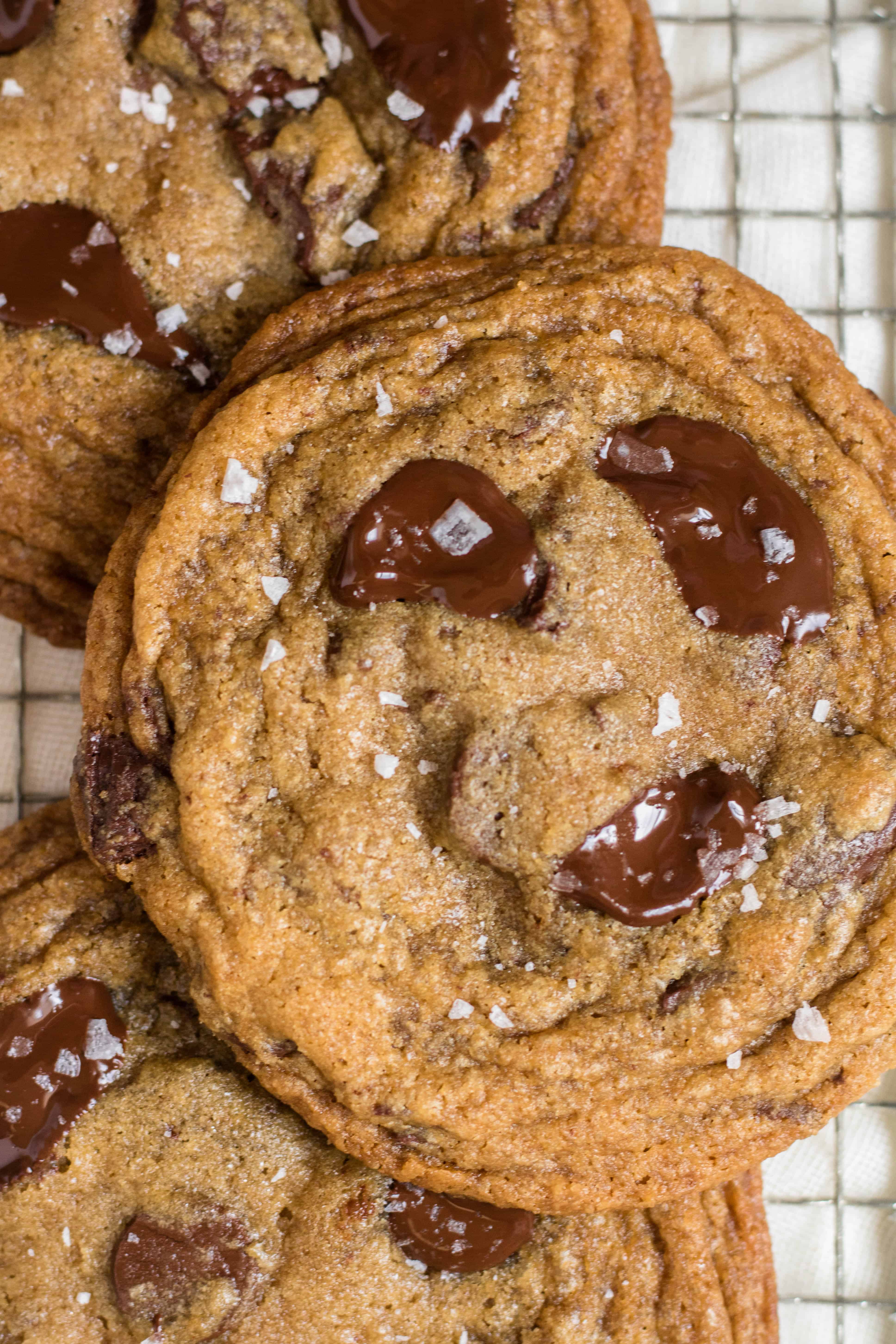 Chewy espresso chocolate chip cookies