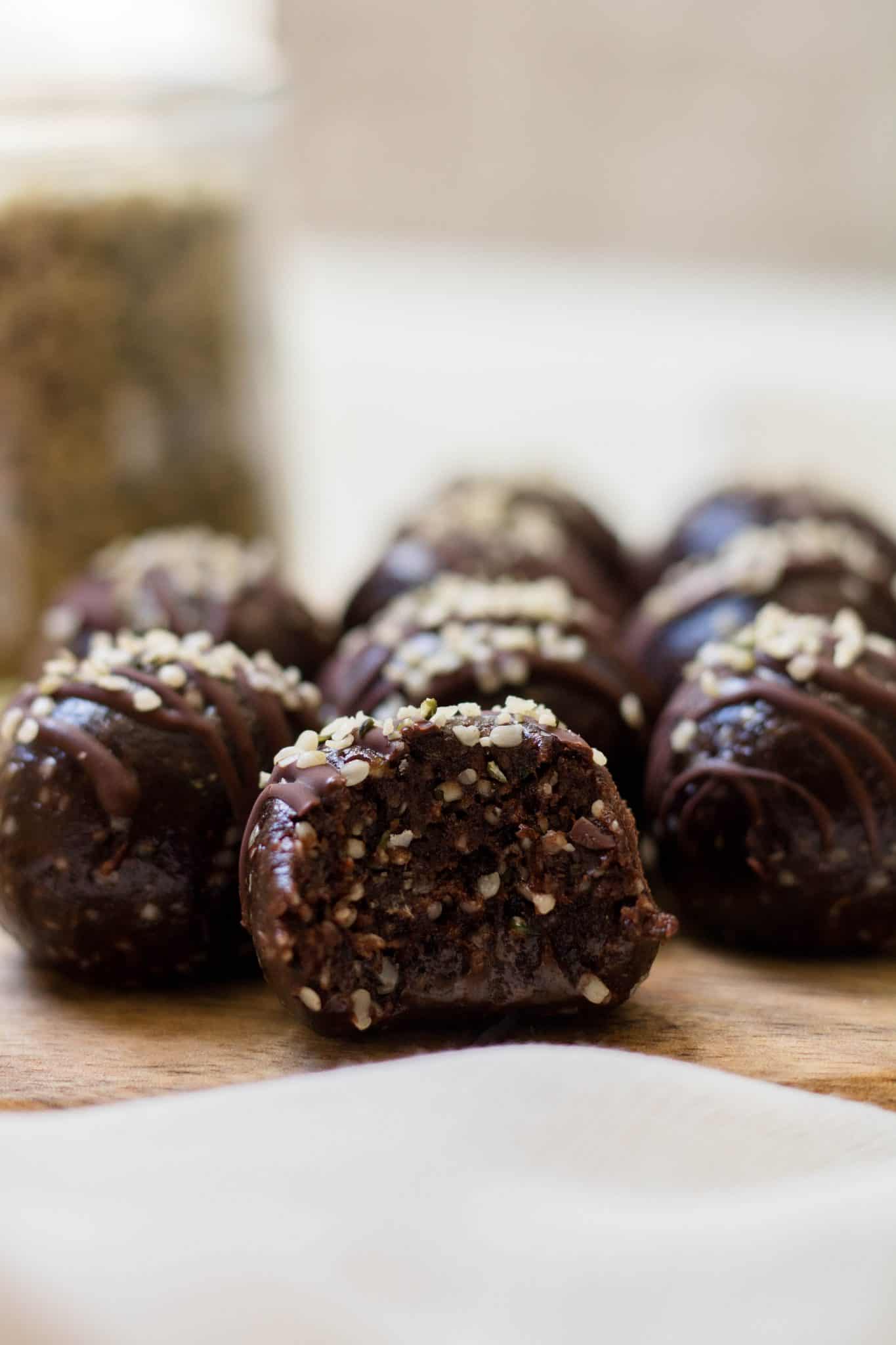 Hemp Seed Chocolate Bliss Balls Lifestyle of a Foodie