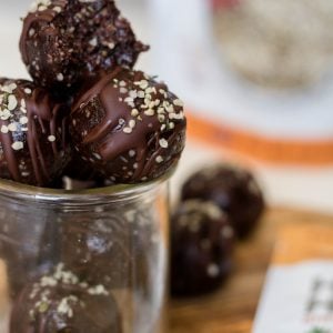 chocolate vegan bliss balls