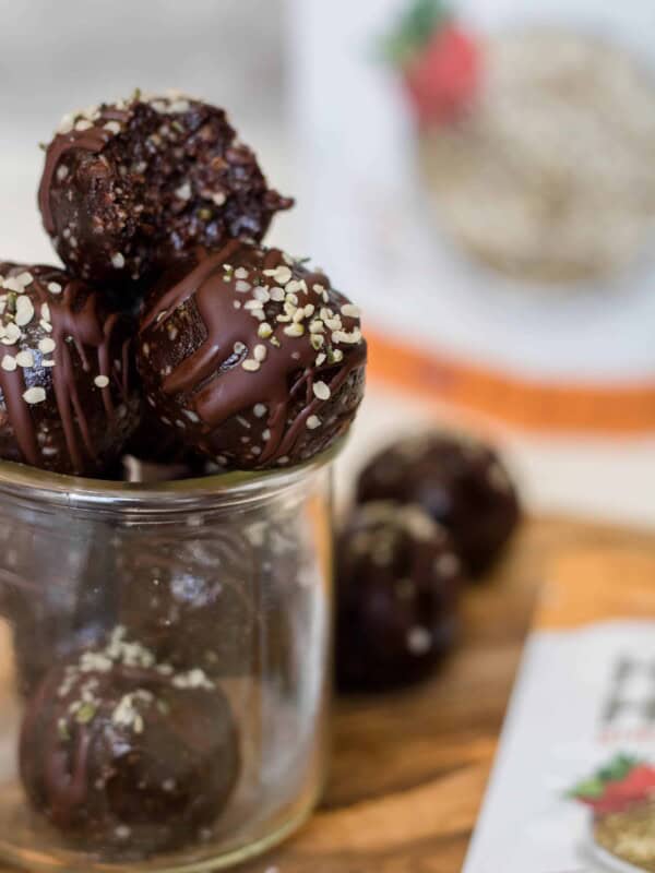 chocolate vegan bliss balls