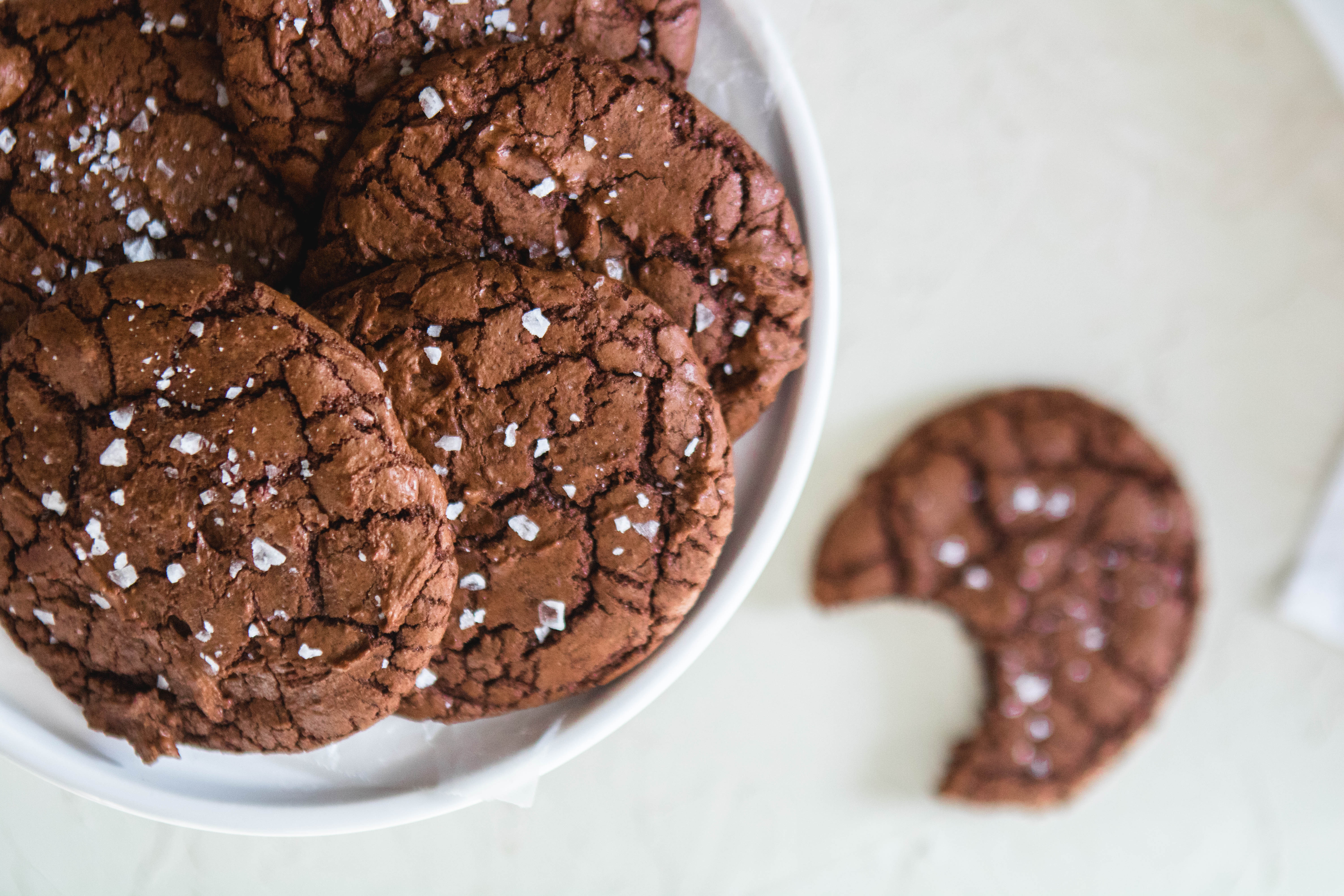 Brownie cookies for stress baking
