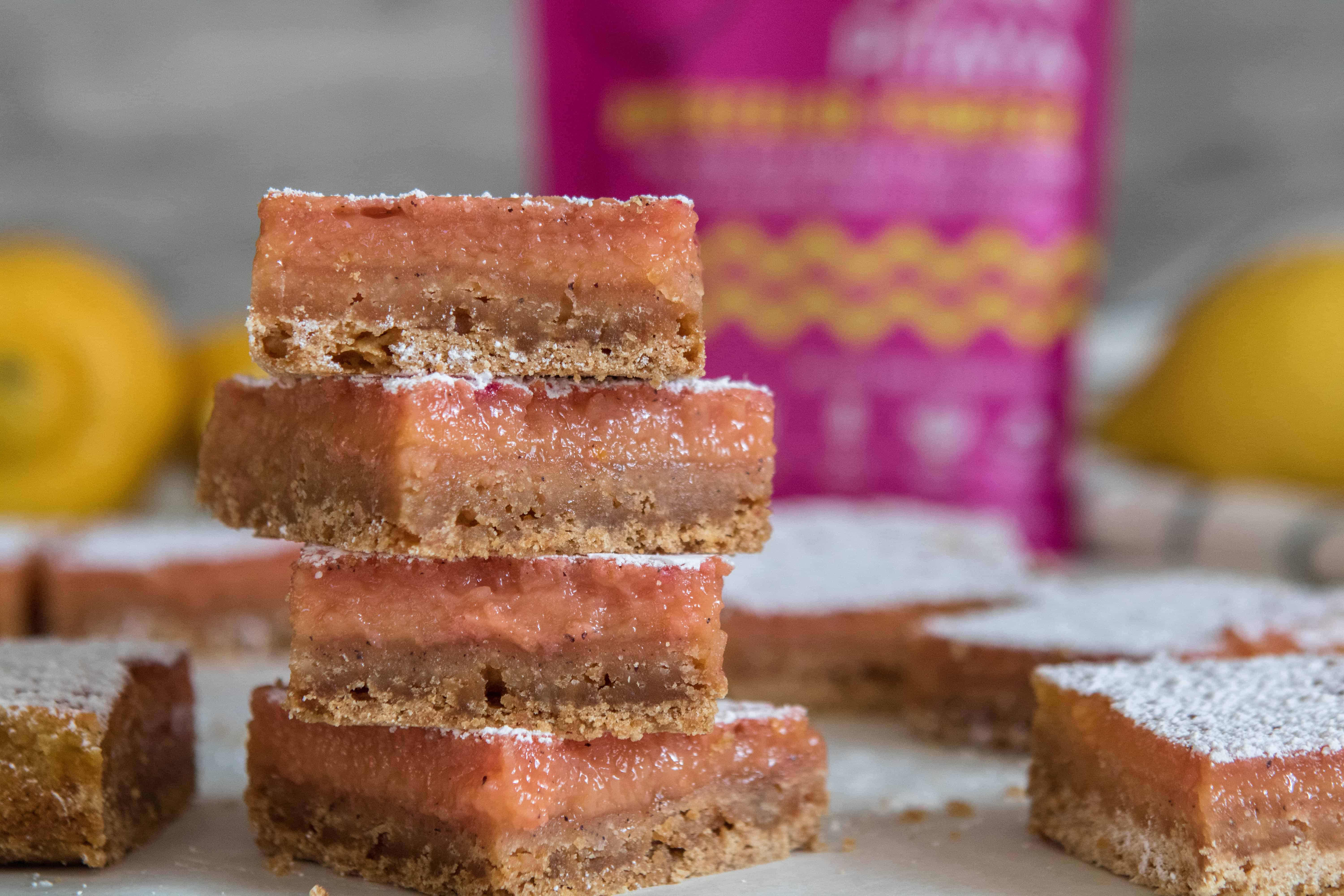 The best pink lemon bars 