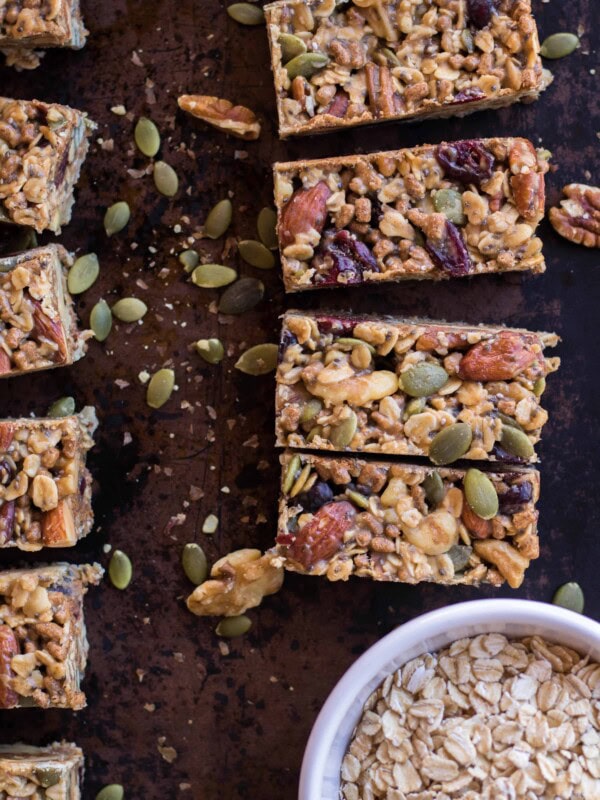Trail mix energy bars