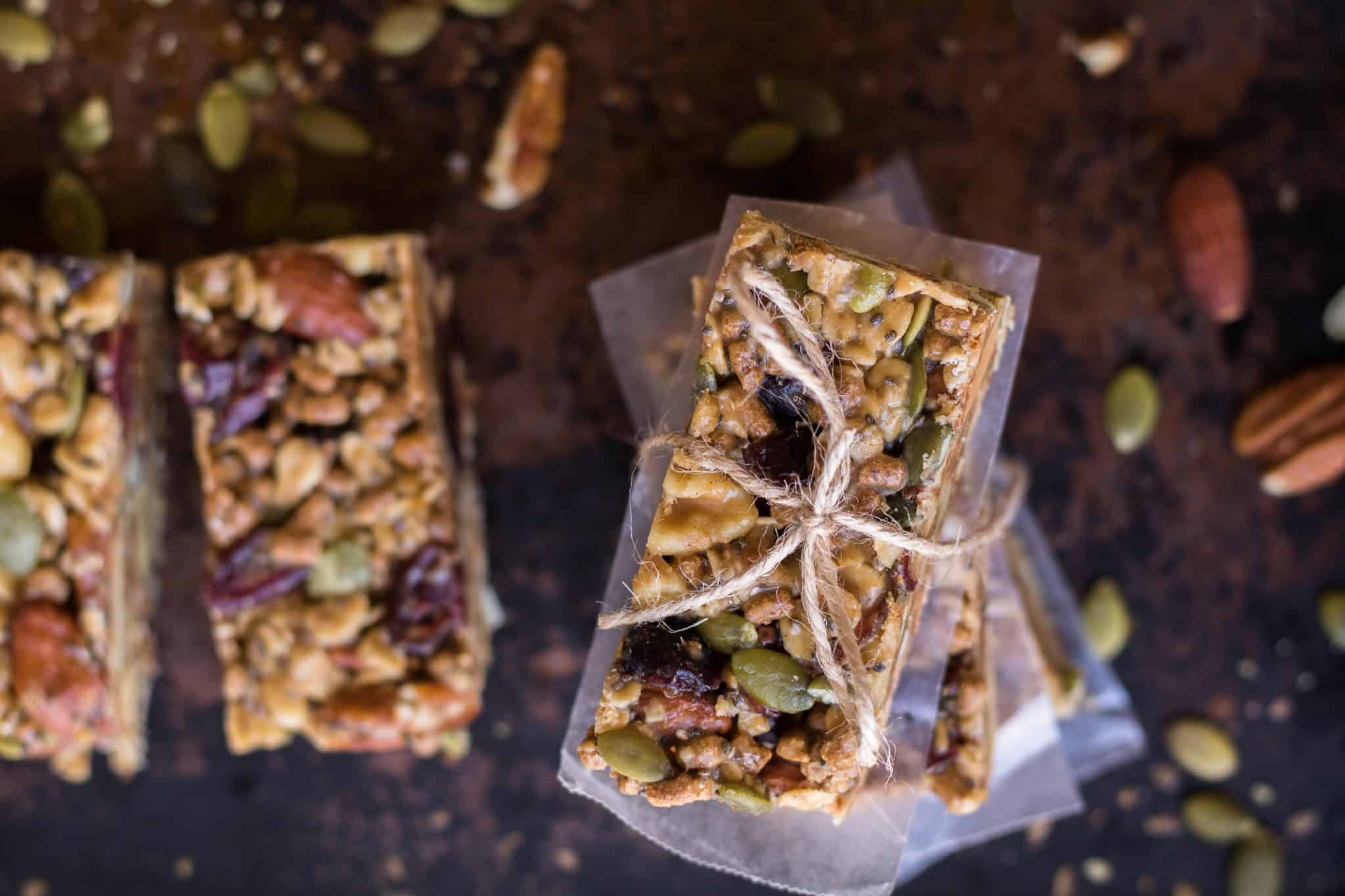 The easiest Trail Mix Energy Bars Recipe Lifestyle of a Foodie