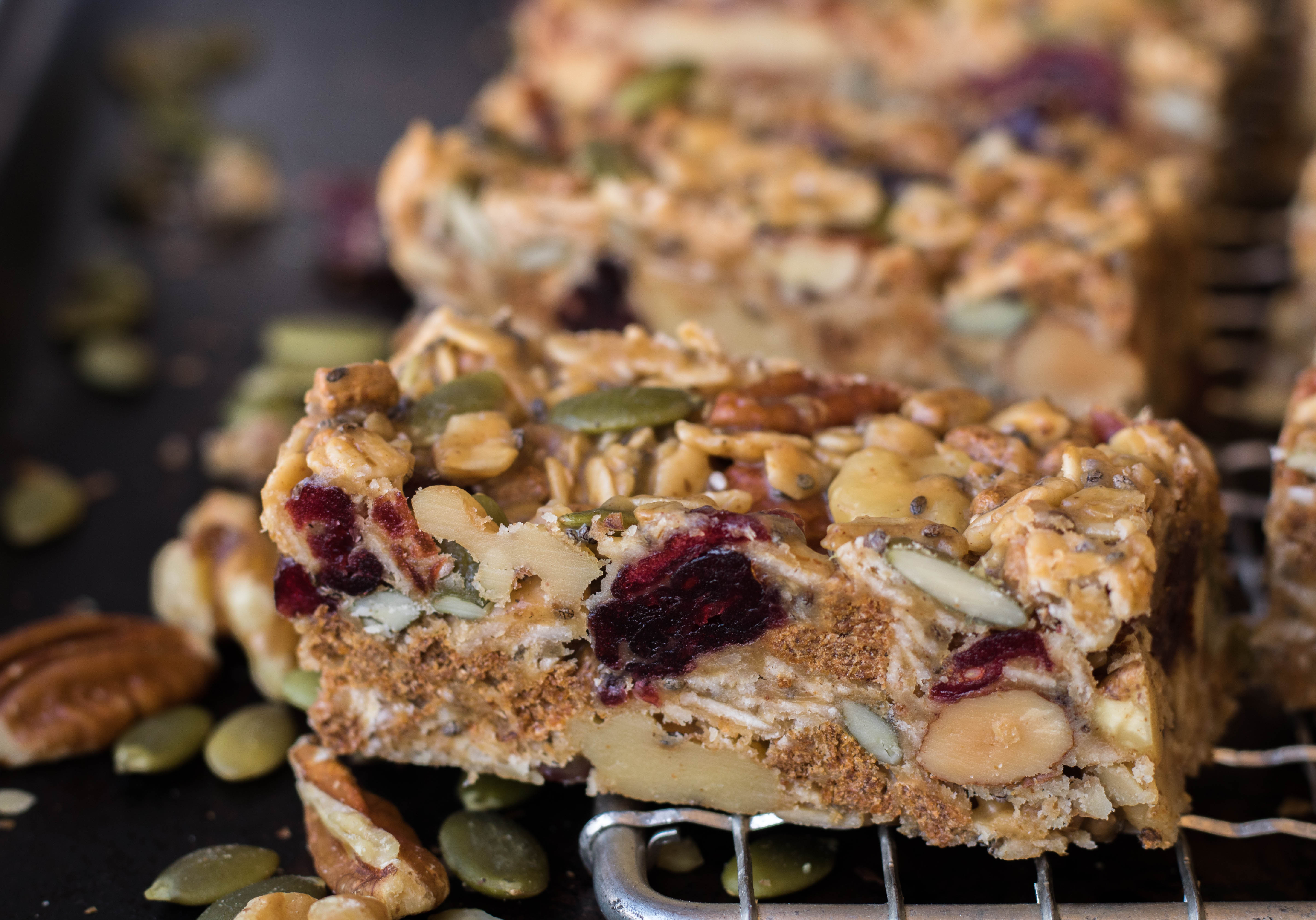 Trail mix energy bars recipe  healthy and nutritious