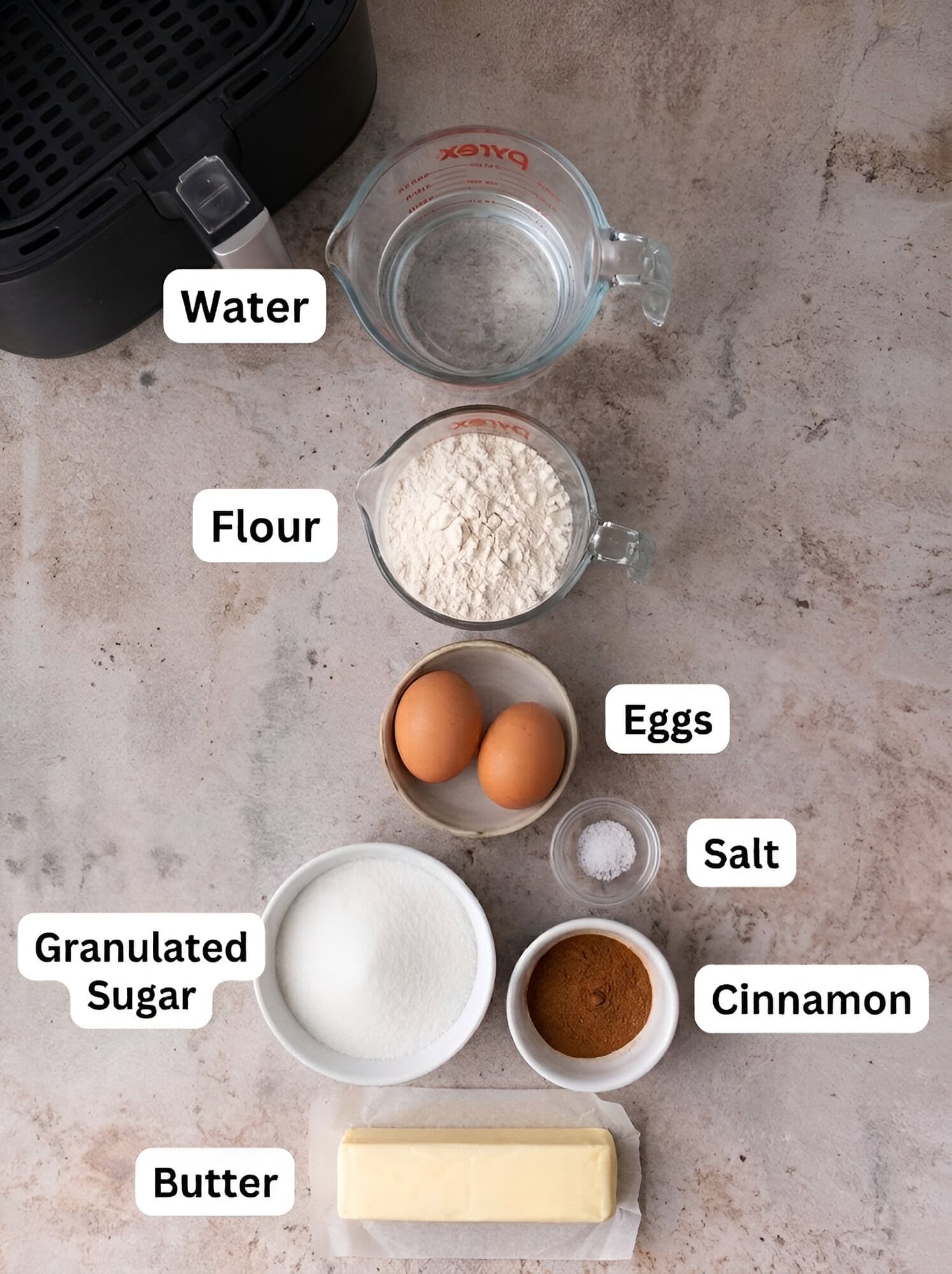 Ingredients on the counter