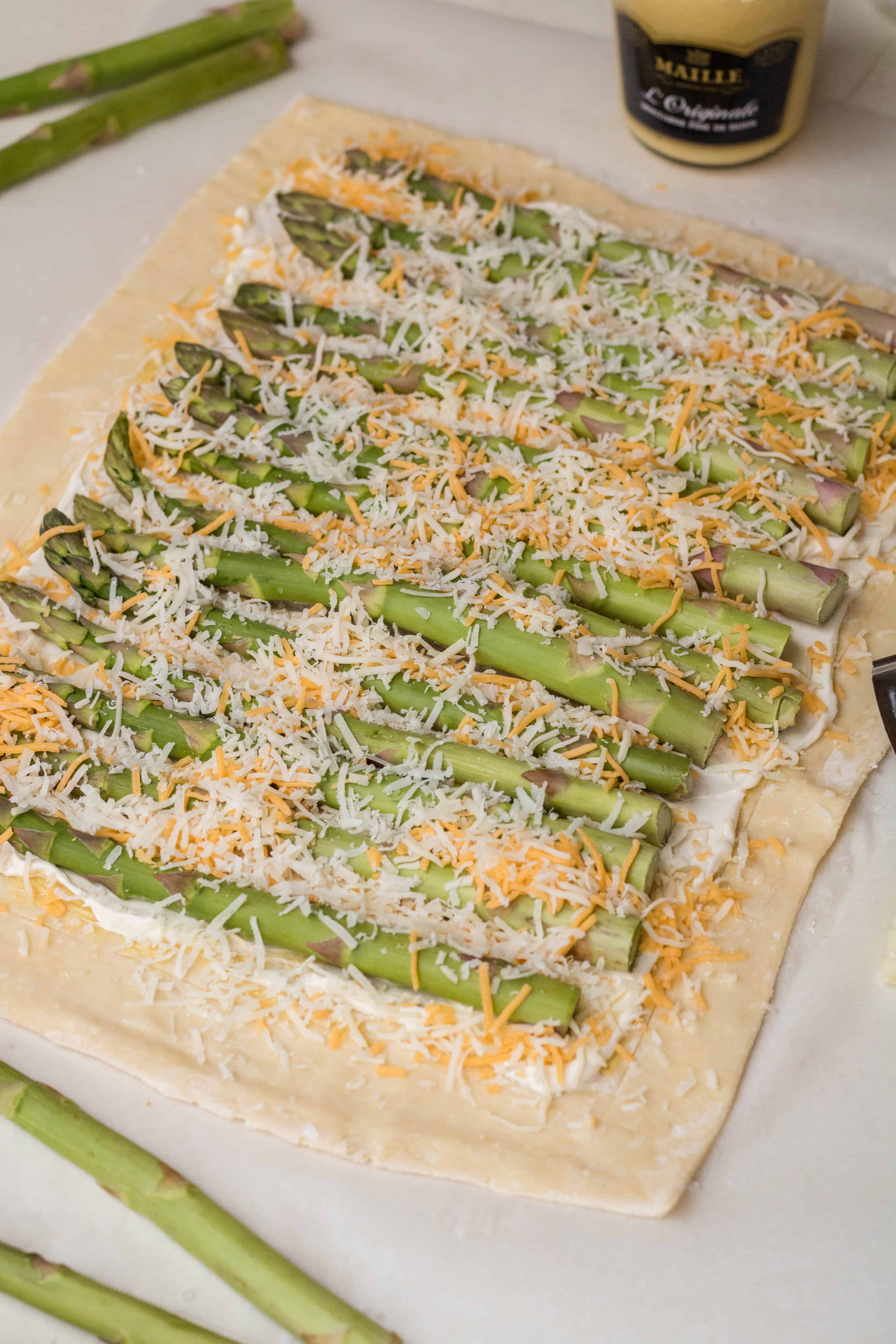 Asparagus tart with puff pastry Lifestyle of a Foodie