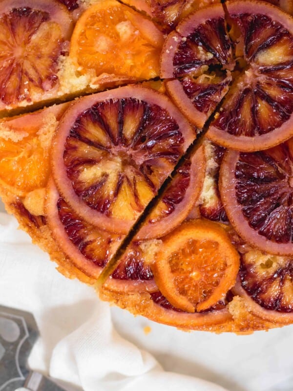 Blood orange upside down cake