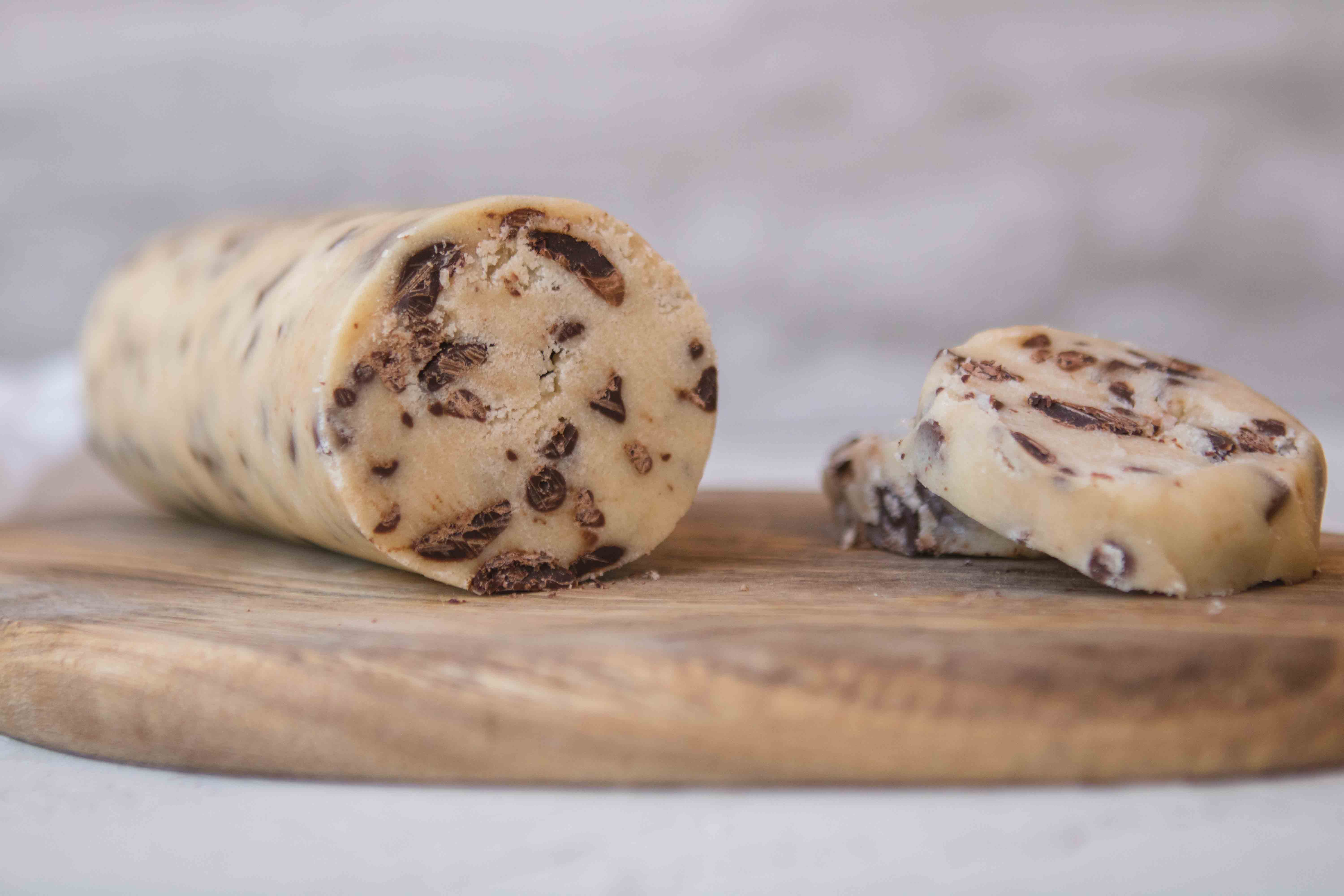 Cookie dough logs with no brown sugar