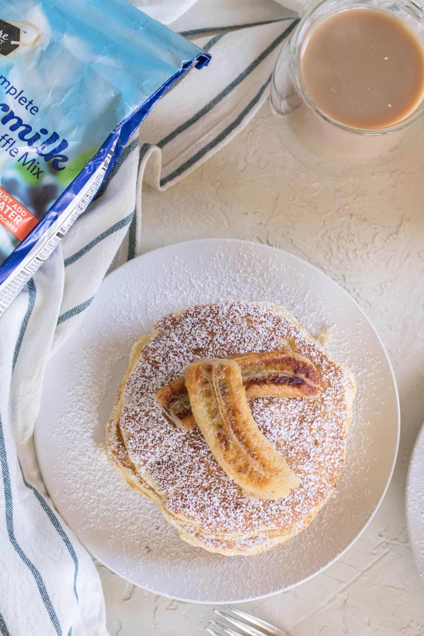 7 secrets to make boxed pancakes better + mistakes to avoid + recipe Lifestyle of a Foodie