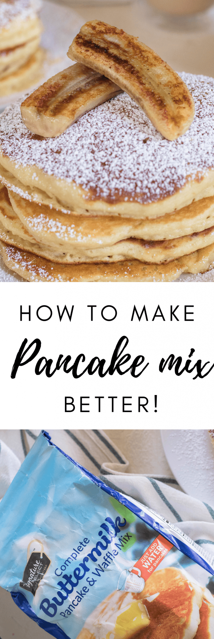 7 secrets to make boxed pancakes better + mistakes to avoid + recipe