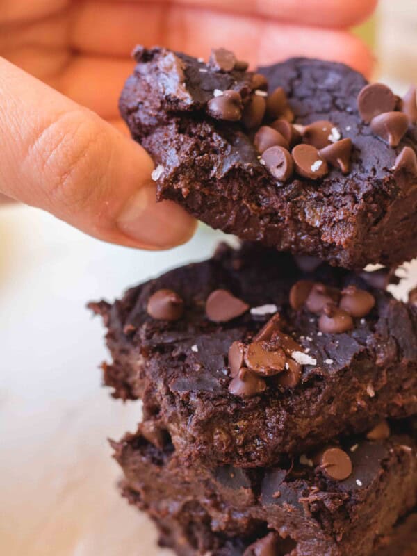 Vegan black bean brownies