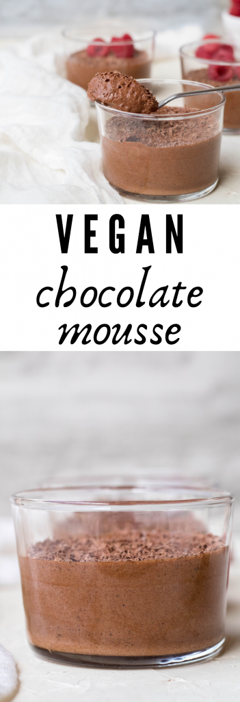 vegan chocolate mousse recipe