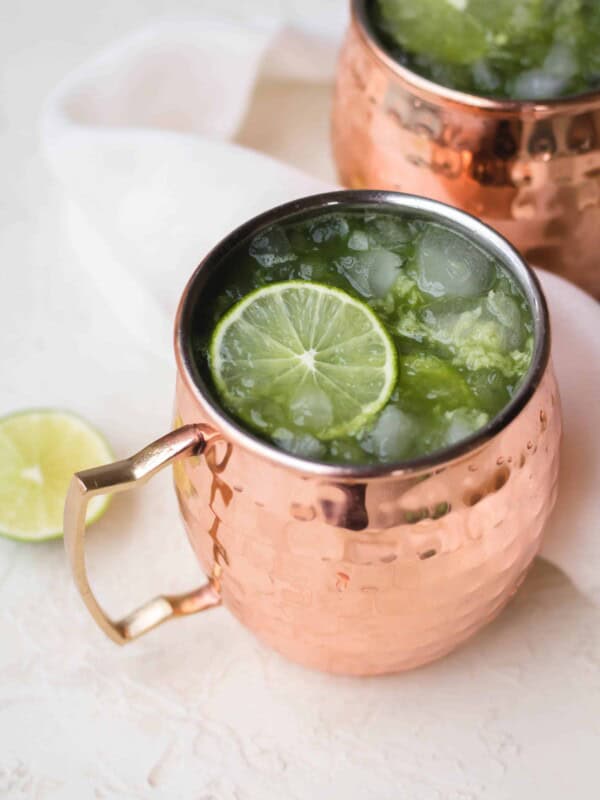 matcha virgin Moscow mule