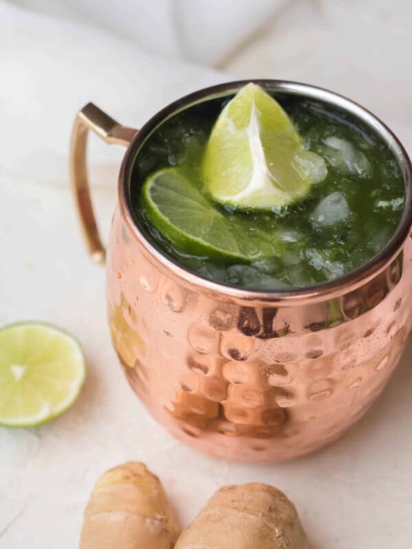 matcha virgin Moscow mule