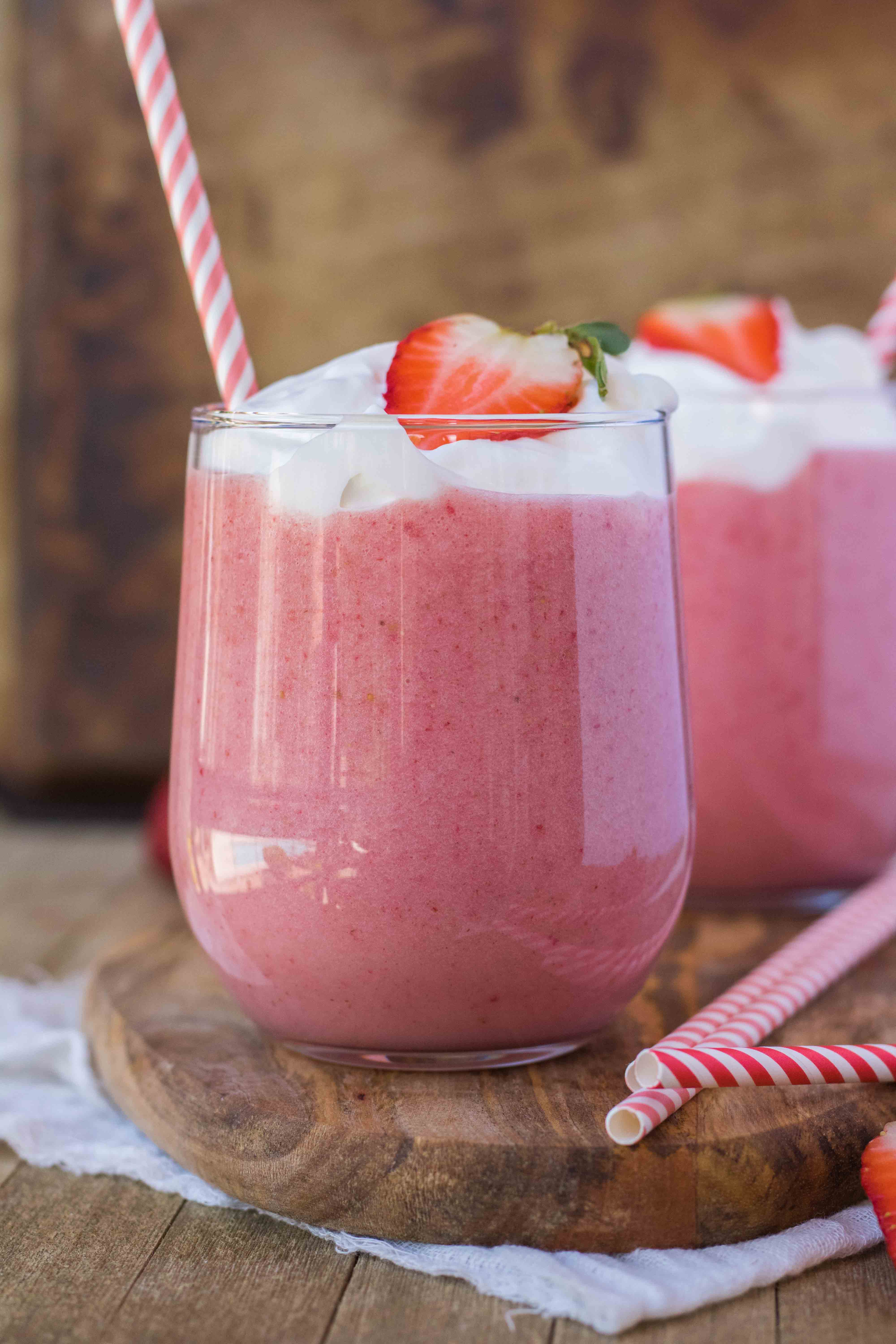 Healthy strawberry banana smoothie recipe