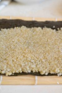 How to make quinoa sushi