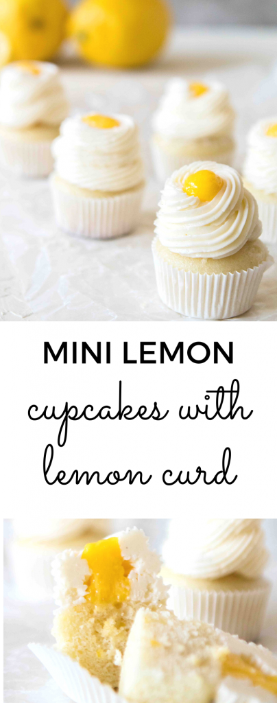 Mini lemon cupcakes