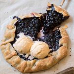 blueberry galettes