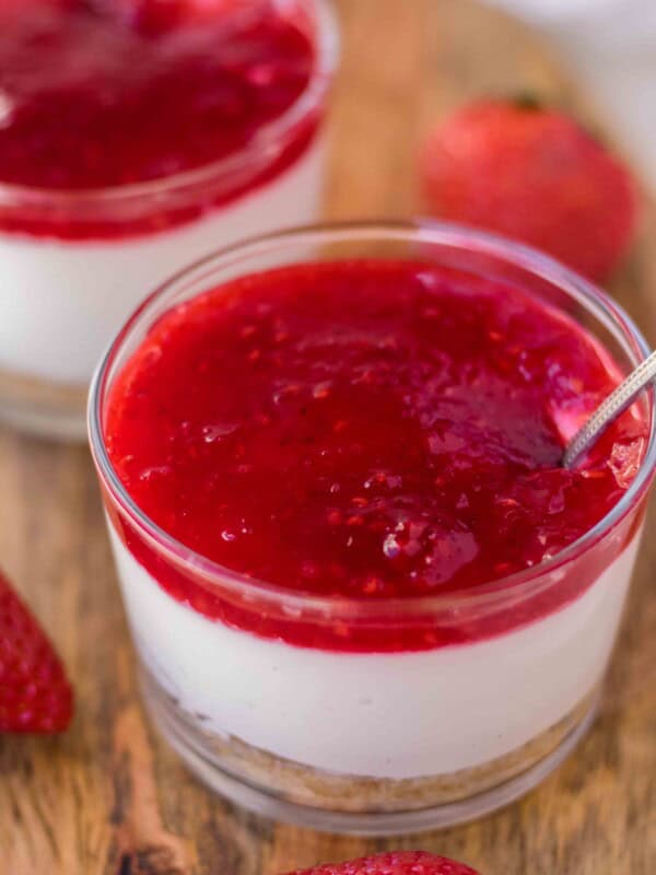 healthy no bake cheesecake cups