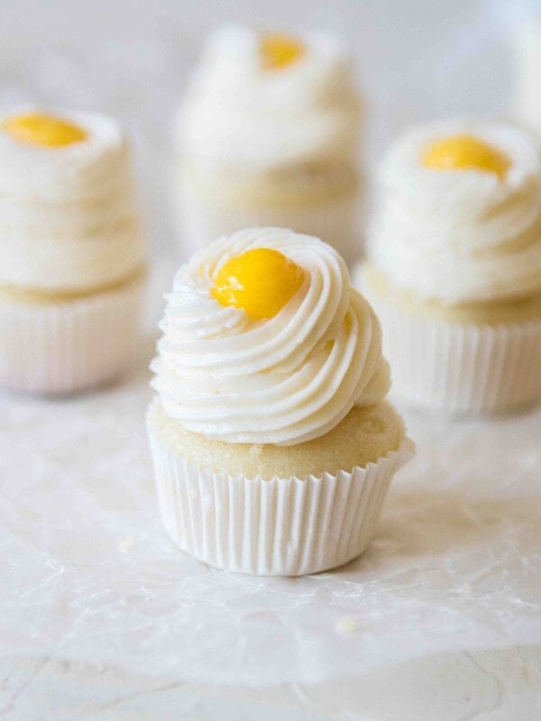 Perfect mini lemon cupcakes