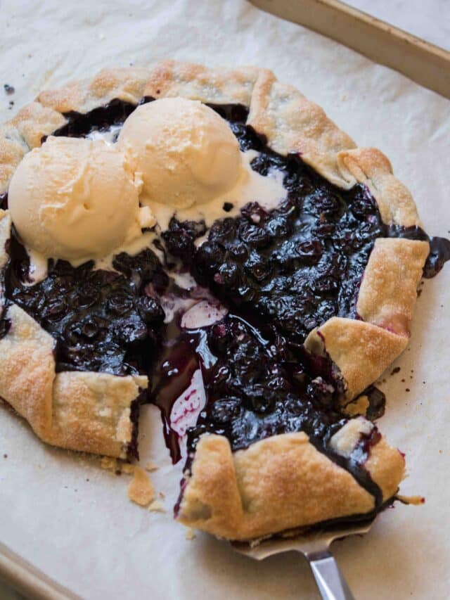The Easiest Blueberry Galette