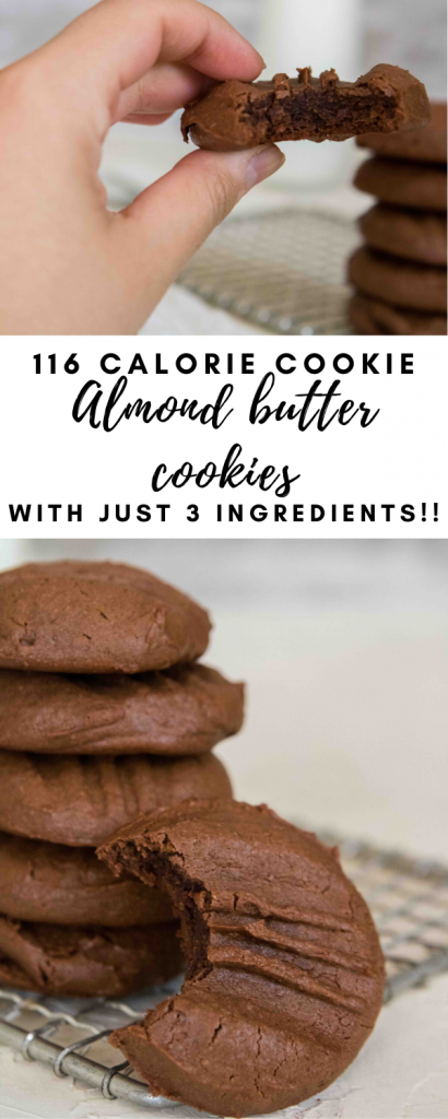 3-ingredient almond butter cookies