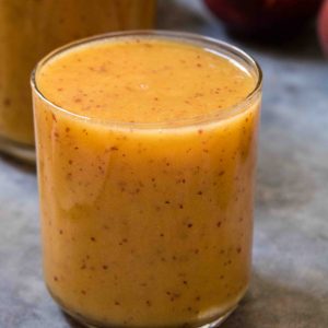 Easy CBD peach orange smoothie recipe