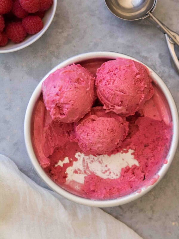 2 ingredient raspberry sorbet