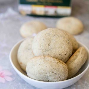 easy thick earl grey cookies