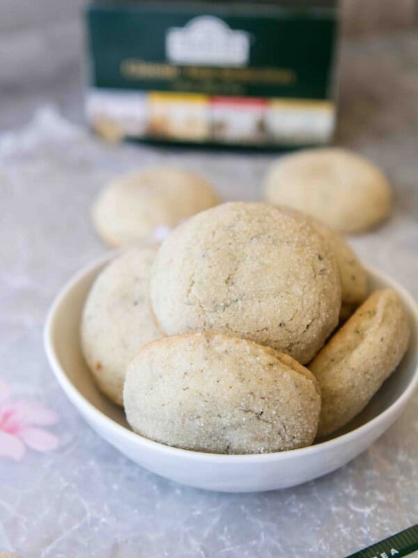 easy thick earl grey cookies