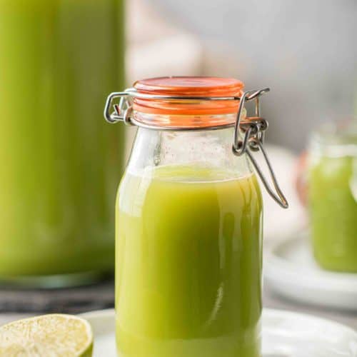 20 Cents healthy Green Shots at home! (no juicer) - Lifestyle of a Foodie