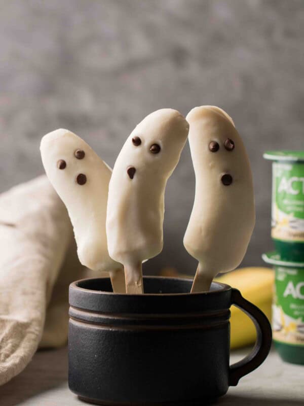 Boonanas - A Frozen Banana Ghost Halloween treat