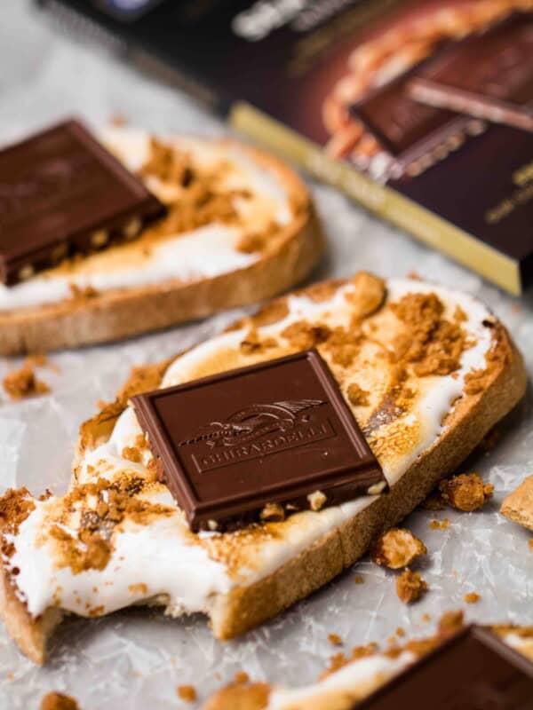 Fancy s'mores toast