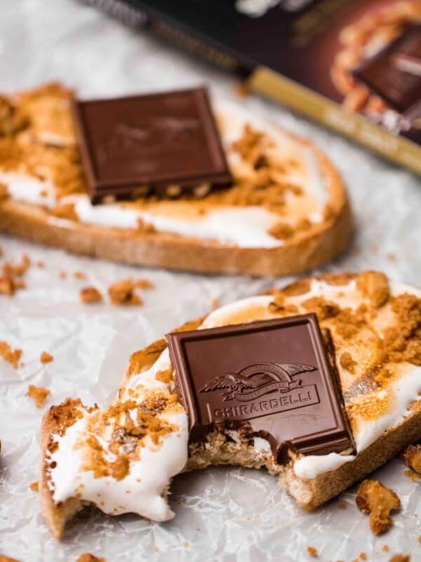 Fancy S'mores toast recipe