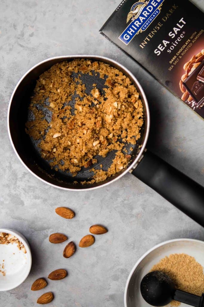 Graham cracker streusel recipe for s'mores toast recipe