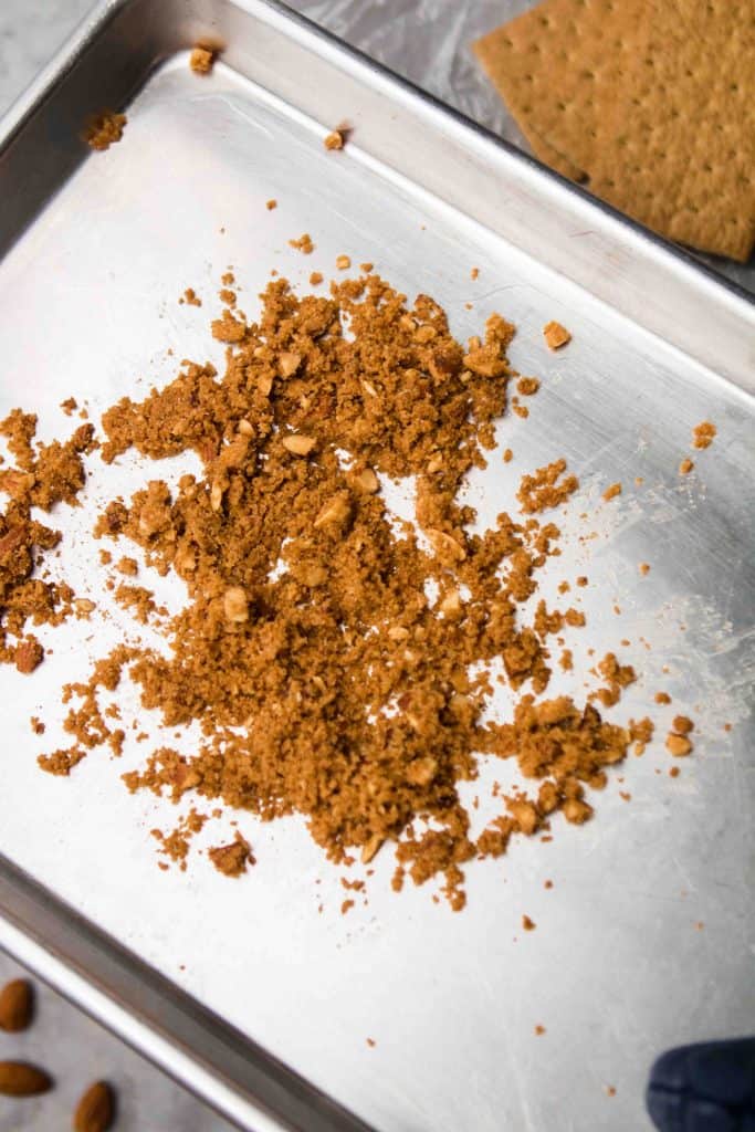 Graham cracker streusel recipe for s'mores toast recipe