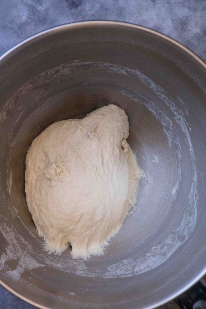 step by step to make pizza dough for two 