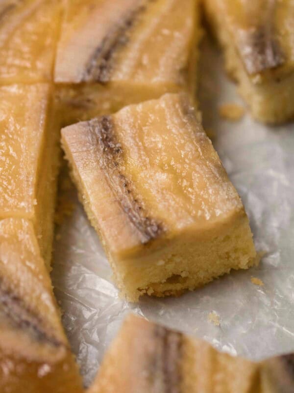 The most Buttery Upside Down Banana Cake