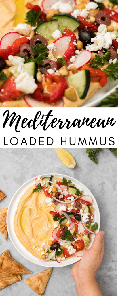 The best Mediterranean Loaded Hummus