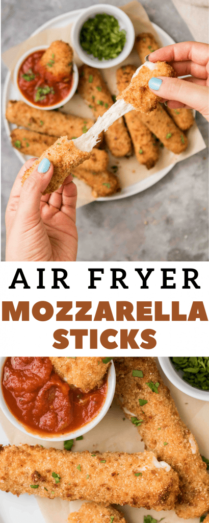 Air fryer mozzarella sticks
