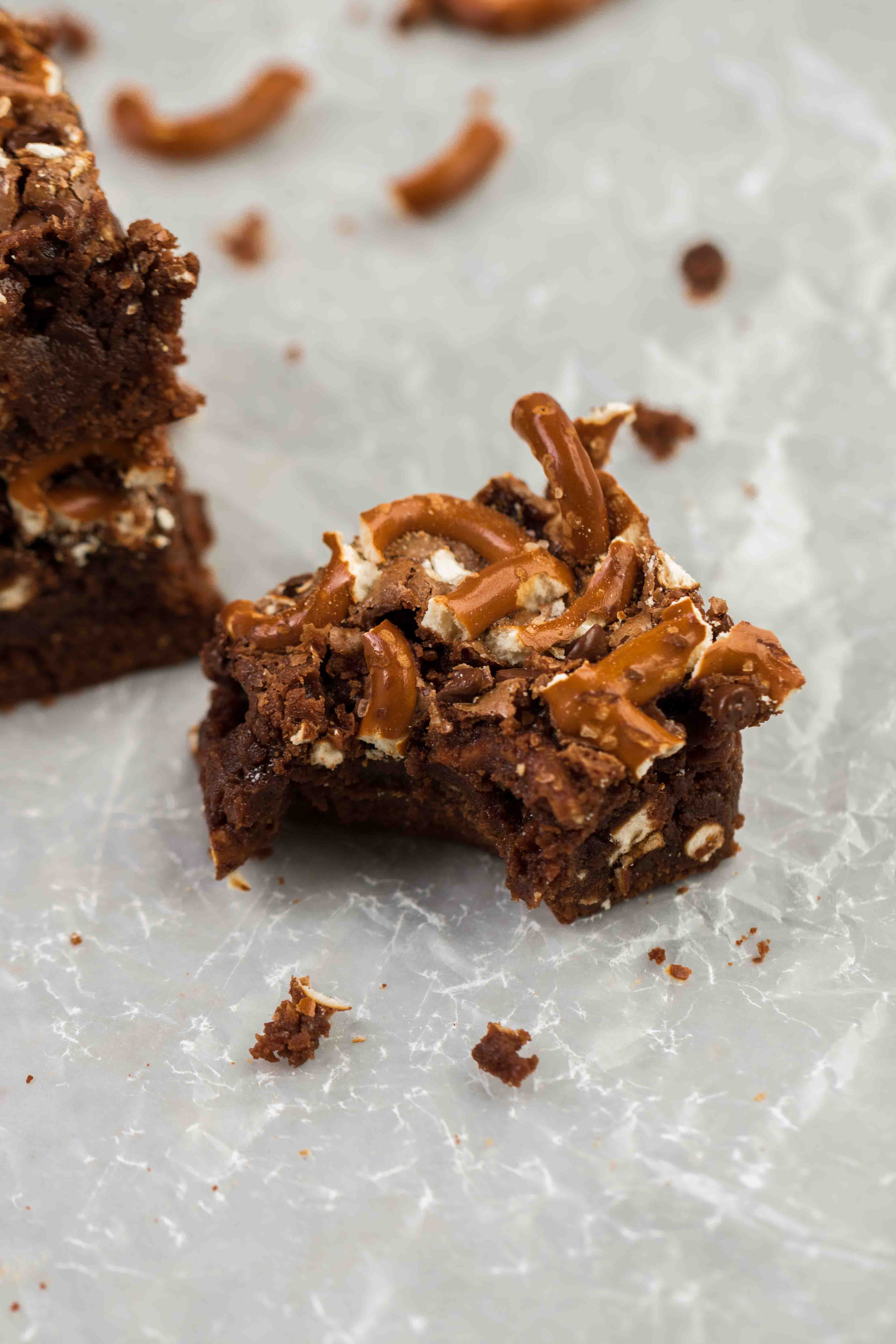 Out of this World Pretzel Brownies without cocoa powder Lifestyle of