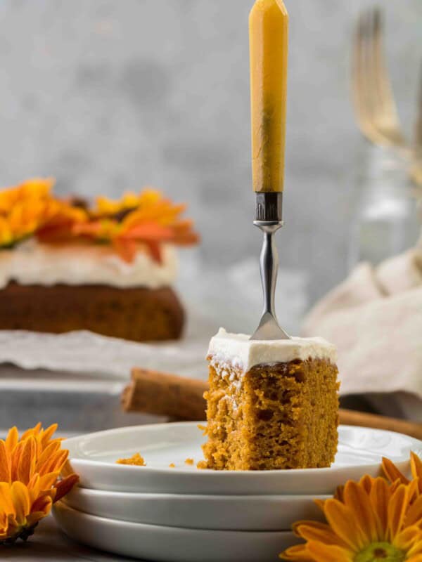 The easiest pumpkin sheet cake