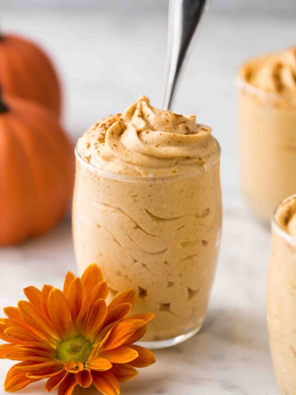 Keto pumpkin mousse