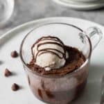 Brownie mug cake
