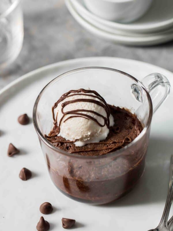 Brownie mug cake