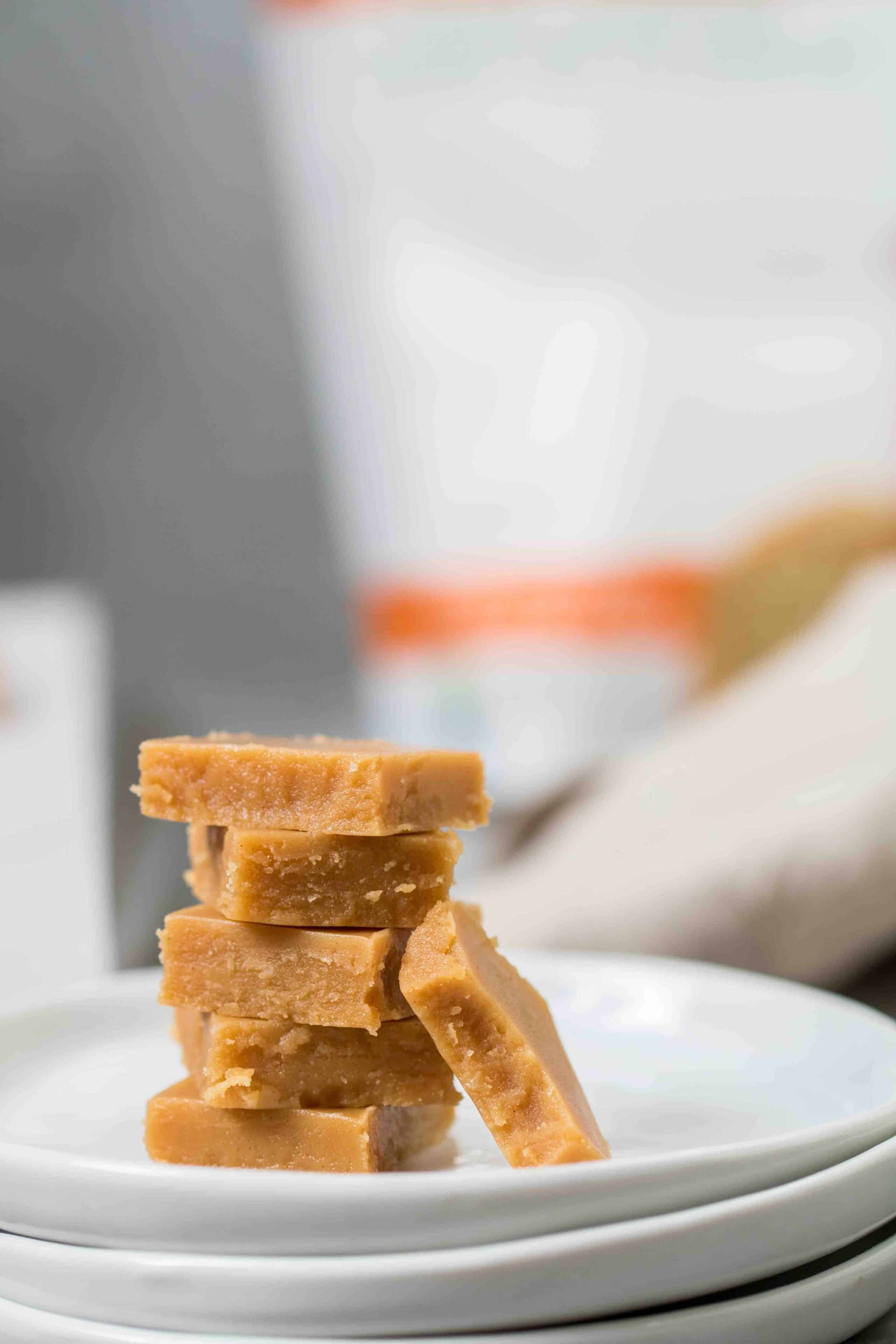 Melt in your mouth low carb peanut butter fudge stack